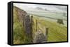 Gate in Stone Wall and Field-Miles Ertman-Framed Stretched Canvas