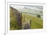 Gate in Stone Wall and Field-Miles Ertman-Framed Photographic Print