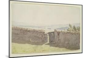 Gate in the Garden Wall-Caspar David Friedrich-Mounted Giclee Print