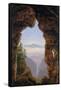 Gate in the Rocks - Karl Friedrich Schinkel (1781-1841). Oil on Canvas, 1818. Dimension : 74X48 Cm.-Karl Friedrich Schinkel-Framed Stretched Canvas