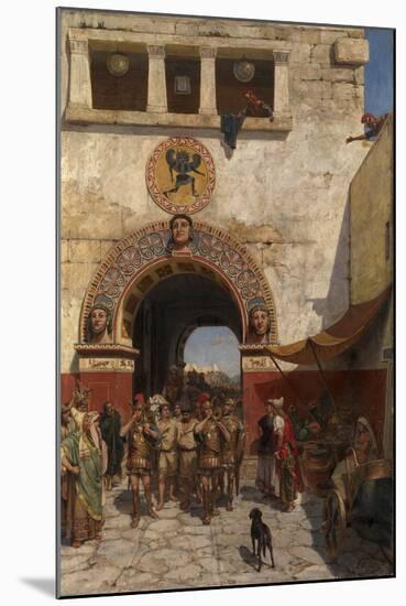 Gate in Volterra, Etruria-Alexander Alexandrovich Svedomsky-Mounted Giclee Print