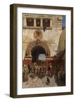 Gate in Volterra, Etruria-Alexander Alexandrovich Svedomsky-Framed Giclee Print