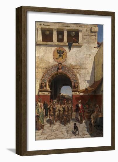 Gate in Volterra, Etruria-Alexander Alexandrovich Svedomsky-Framed Giclee Print