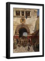 Gate in Volterra, Etruria-Alexander Alexandrovich Svedomsky-Framed Giclee Print