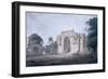 Gate Leading to a Mosque, Chunargarh, Uttar Pradesh (Coloured Aquatint)-Thomas Daniell-Framed Giclee Print