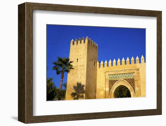 Gate Near King's Palace, Fez, Morocco, North Africa, Africa-Neil-Framed Photographic Print
