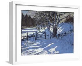 Gate Near Youlgreave, Derbyshire-Andrew Macara-Framed Giclee Print