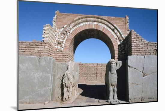 Gate, Northwest Palace, Calah (Nimrud), Iraq, 1977-Vivienne Sharp-Mounted Photographic Print