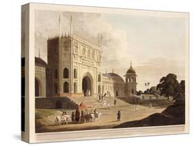 Gate of a Mosque Built by Hafiz Ramut, Pillibeat, 1825-1826-Thomas & William Daniell-Stretched Canvas