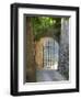 Gate of a Villa, Ravello, Salerno, Campania, Italy-null-Framed Photographic Print