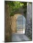 Gate of a Villa, Ravello, Salerno, Campania, Italy-null-Mounted Photographic Print