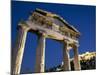 Gate of Athena Archegetis and the Acropolis at Night, UNESCO World Heritage Site, Athens, Greece, E-Martin Child-Mounted Photographic Print