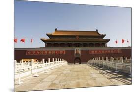 Gate of Heavenly Peace and Portrait of Mao Zhe Dong, Tiananmen Square, Beijing, China, Asia-Christian Kober-Mounted Photographic Print