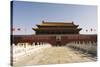 Gate of Heavenly Peace and Portrait of Mao Zhe Dong, Tiananmen Square, Beijing, China, Asia-Christian Kober-Stretched Canvas