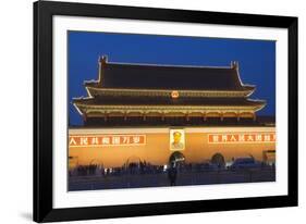 Gate of Heavenly Peace and Portrait of Mao Zhe Dong, Tiananmen Square, Beijing, China, Asia-Christian Kober-Framed Photographic Print