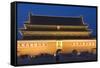 Gate of Heavenly Peace and Portrait of Mao Zhe Dong, Tiananmen Square, Beijing, China, Asia-Christian Kober-Framed Stretched Canvas