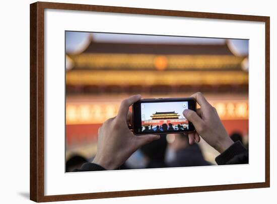 Gate of Heavenly Peace, Beijing, China-Paul Souders-Framed Photographic Print