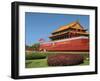 Gate of Heavenly Peace Gardens, the Forbidden City, Beijing, China-Miva Stock-Framed Premium Photographic Print