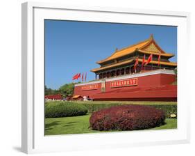 Gate of Heavenly Peace Gardens, the Forbidden City, Beijing, China-Miva Stock-Framed Photographic Print
