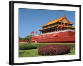 Gate of Heavenly Peace Gardens, the Forbidden City, Beijing, China-Miva Stock-Framed Photographic Print