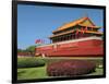 Gate of Heavenly Peace Gardens, the Forbidden City, Beijing, China-Miva Stock-Framed Photographic Print