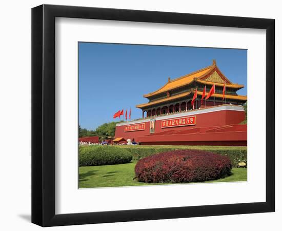 Gate of Heavenly Peace Gardens, the Forbidden City, Beijing, China-Miva Stock-Framed Photographic Print