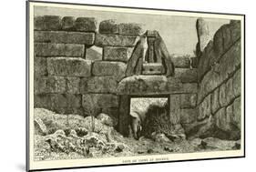 Gate of Lions at Mycenae-null-Mounted Giclee Print