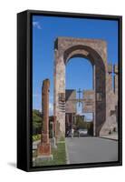 Gate of St. Gregory and the Open-Air Altar, Echmiadzin Complex, Armenia, Central Asia, Asia-Jane Sweeney-Framed Stretched Canvas