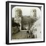 Gate of St Sebastian in the Aurelian Wall, Rome, Italy-Underwood & Underwood-Framed Photographic Print