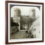 Gate of St Sebastian in the Aurelian Wall, Rome, Italy-Underwood & Underwood-Framed Photographic Print