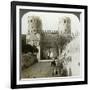 Gate of St Sebastian in the Aurelian Wall, Rome, Italy-Underwood & Underwood-Framed Photographic Print