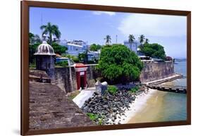 Gate of the City, Old San Juan, Puerto Rico-George Oze-Framed Photographic Print