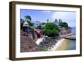 Gate of the City, Old San Juan, Puerto Rico-George Oze-Framed Photographic Print