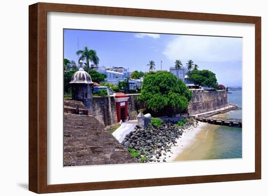 Gate of the City, Old San Juan, Puerto Rico-George Oze-Framed Photographic Print