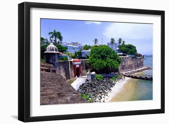 Gate of the City, Old San Juan, Puerto Rico-George Oze-Framed Photographic Print