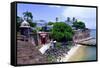 Gate of the City, Old San Juan, Puerto Rico-George Oze-Framed Stretched Canvas