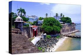 Gate of the City, Old San Juan, Puerto Rico-George Oze-Stretched Canvas