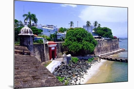 Gate of the City, Old San Juan, Puerto Rico-George Oze-Mounted Photographic Print