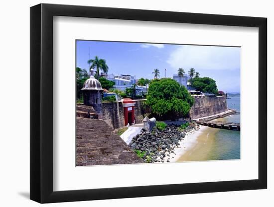 Gate of the City, Old San Juan, Puerto Rico-George Oze-Framed Photographic Print