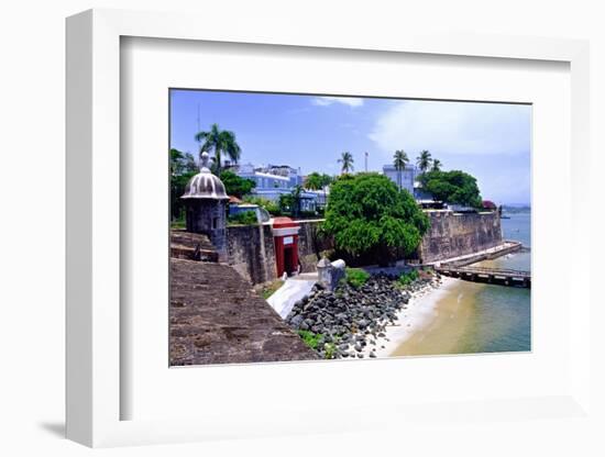 Gate of the City, Old San Juan, Puerto Rico-George Oze-Framed Photographic Print