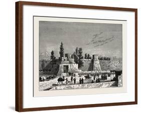 Gate of the Fort of Tangy-Shahr, Five Miles from Kashgar, Eastern Turkestan-null-Framed Giclee Print