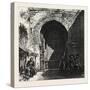 Gate of the Mosque in the Alhambra, Ganada, Spain, 19th Century-null-Stretched Canvas