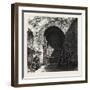 Gate of the Mosque in the Alhambra, Ganada, Spain, 19th Century-null-Framed Giclee Print