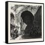 Gate of the Mosque in the Alhambra, Ganada, Spain, 19th Century-null-Framed Stretched Canvas