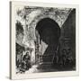 Gate of the Mosque in the Alhambra, Ganada, Spain, 19th Century-null-Stretched Canvas