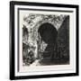 Gate of the Mosque in the Alhambra, Ganada, Spain, 19th Century-null-Framed Giclee Print