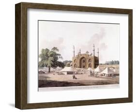 Gate of the Tomb of the Emperor Akbar-Thomas Daniell-Framed Giclee Print