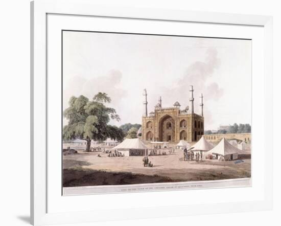 Gate of the Tomb of the Emperor Akbar-Thomas Daniell-Framed Giclee Print