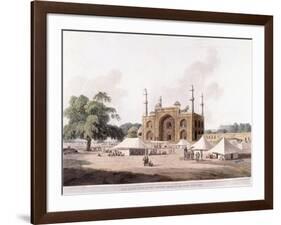 Gate of the Tomb of the Emperor Akbar-Thomas Daniell-Framed Giclee Print