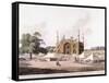 Gate of the Tomb of the Emperor Akbar-Thomas Daniell-Framed Stretched Canvas